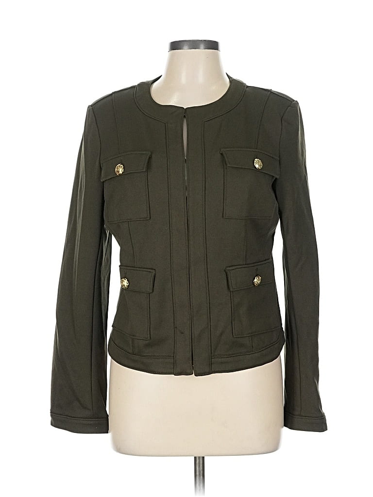 Click to view more detailed imagery on our partner's website Pre-owned Carmen Marc Valvo Jacket In Green