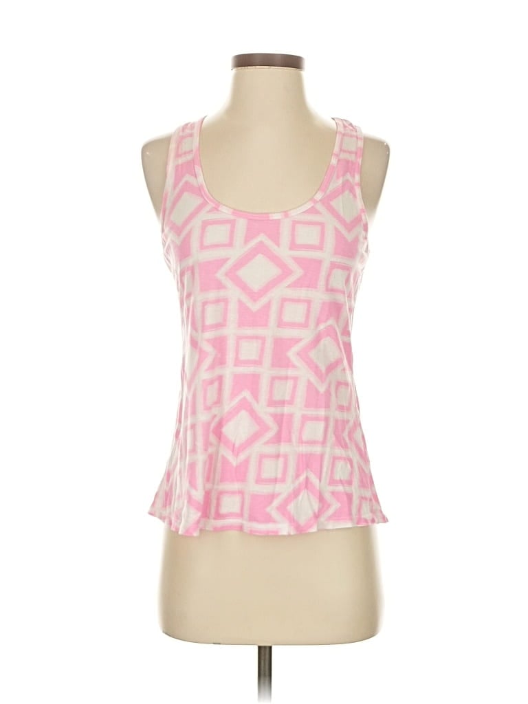 MAHI GOLD Pre-owned Tank Top Pink Square Neckline Tops