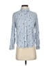 Rails 100% Rayon Stripes Blue Long Sleeve Blouse Size S - photo 1