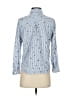 Rails 100% Rayon Stripes Blue Long Sleeve Blouse Size S - photo 2