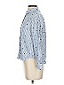 Rails 100% Rayon Stripes Blue Long Sleeve Blouse Size S - photo 5