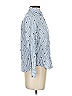 Rails 100% Rayon Stripes Blue Long Sleeve Blouse Size S - photo 4