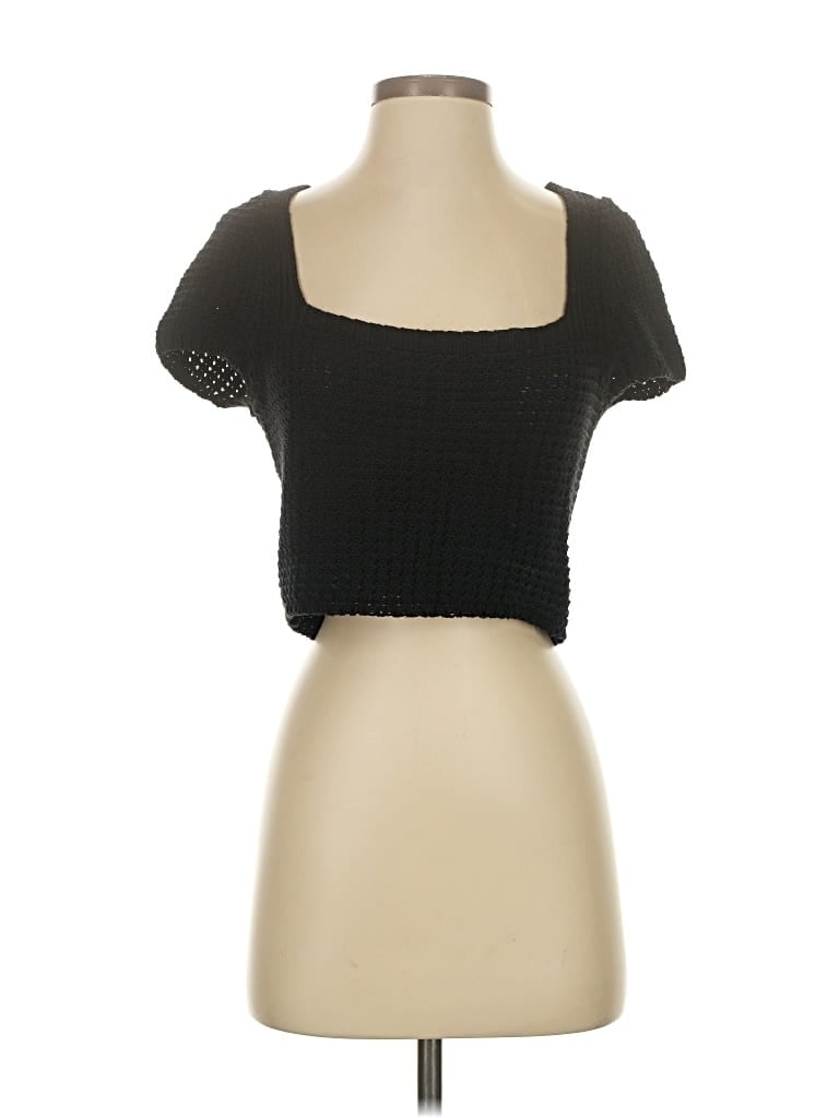 Pre-owned Asos Design Short Sleeve T-shirt In Black