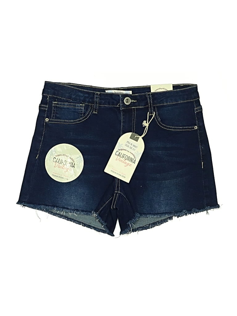 California Vintage Denim Shorts In Blue