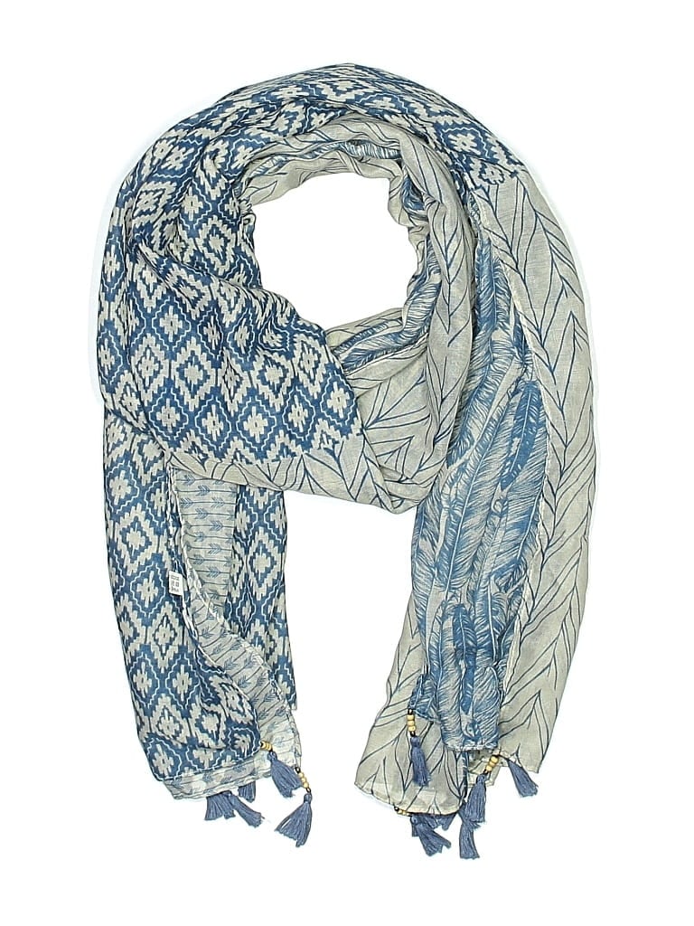 Pre-owned Unbranded Scarf In Blue