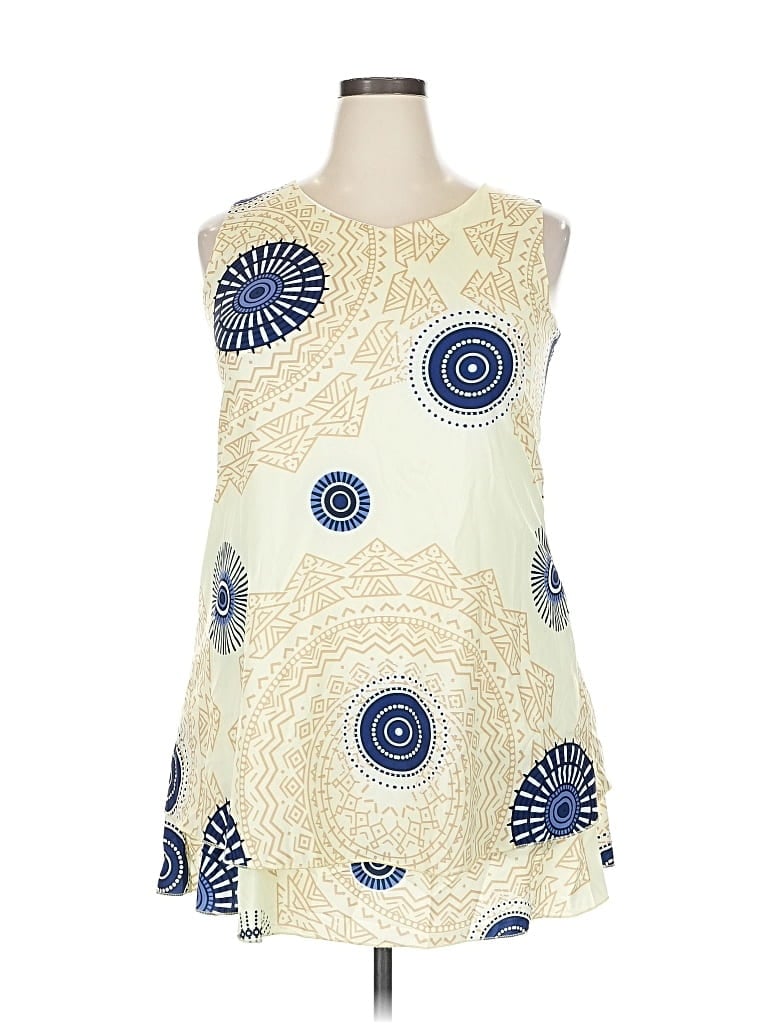 UNBRANDED Pre-owned Sleeveless Blouse In White