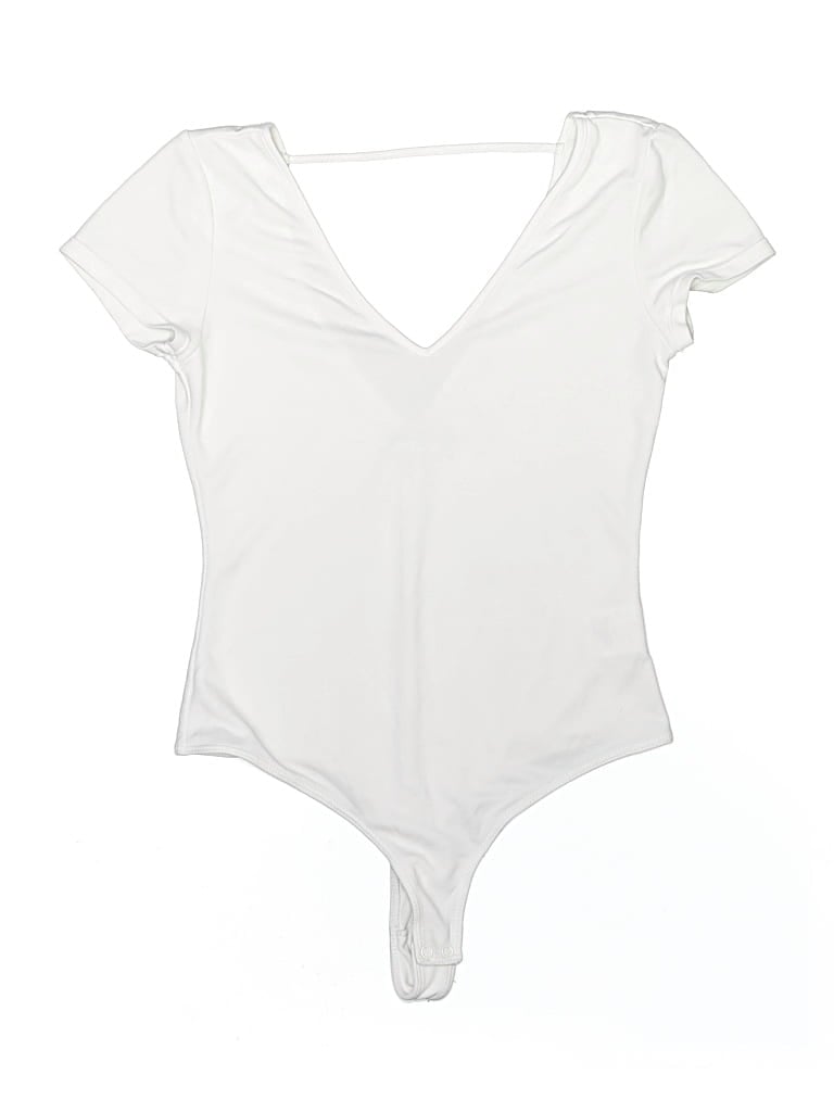 Click to view more detailed imagery on our partner's website Pre-owned Little Black Bodysuit Bodysuit In White