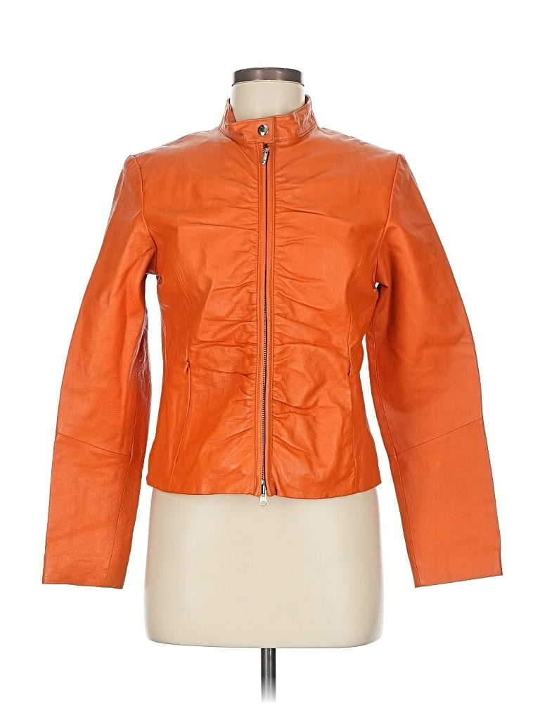 Pre-owned Wilsons Leather Jacket In Orange