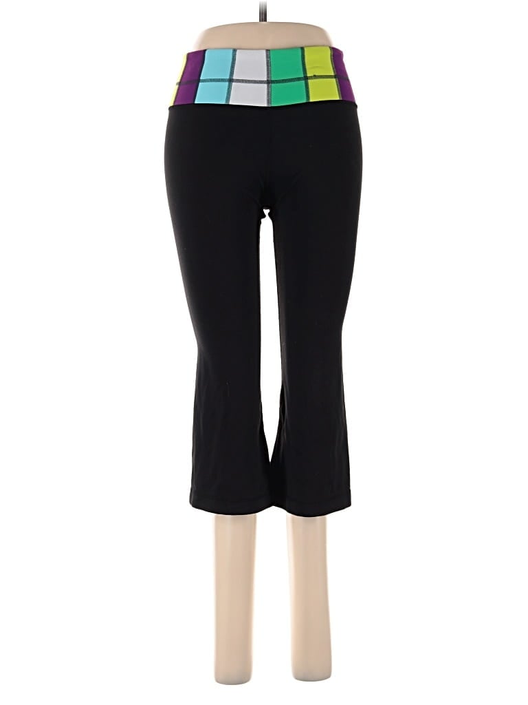 Pre-owned Lululemon Athletica Yoga Pants In Black