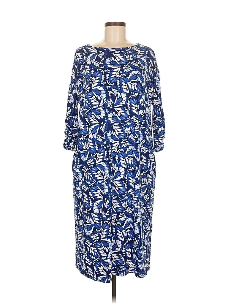 Pre-owned Chico's Casual Dress In Blue