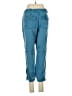 Ann Taylor LOFT 100% Lyocell Color Block Blue Track Pants Size 2 - photo 2
