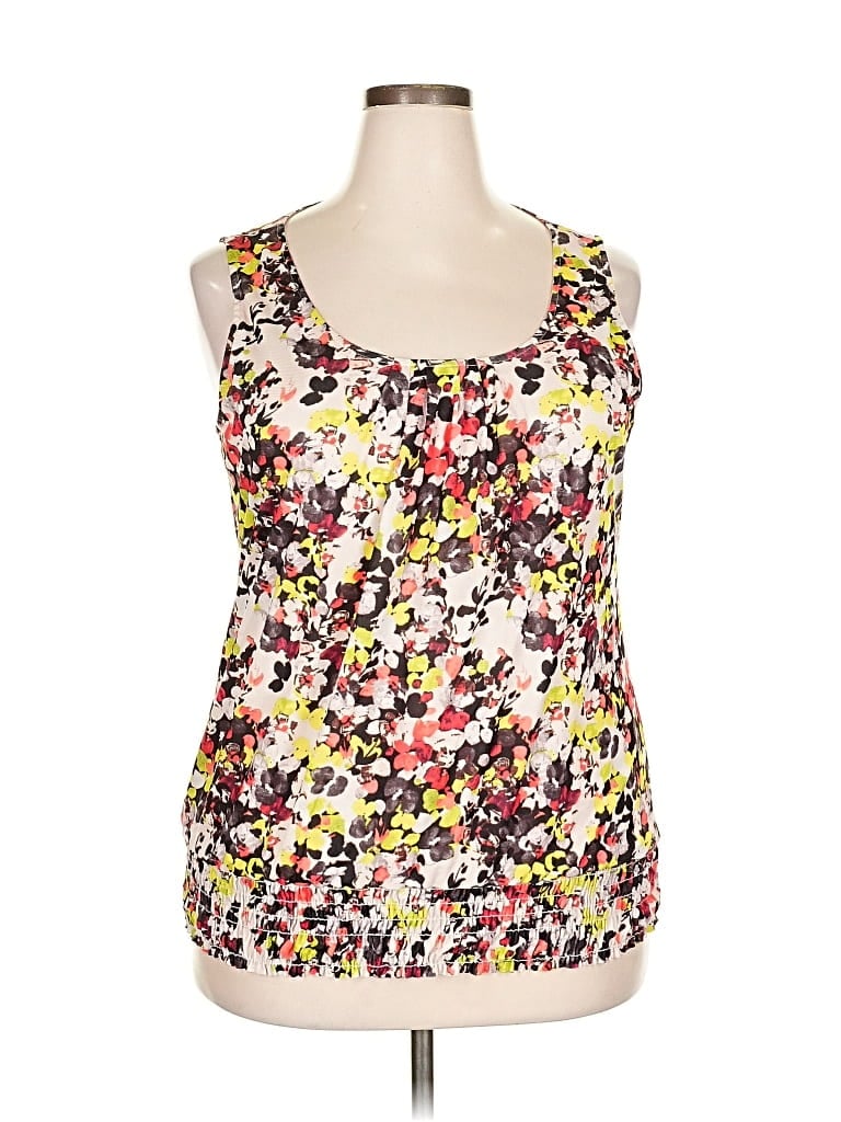 Pre-owned Maurices Sleeveless Blouse In Yellow