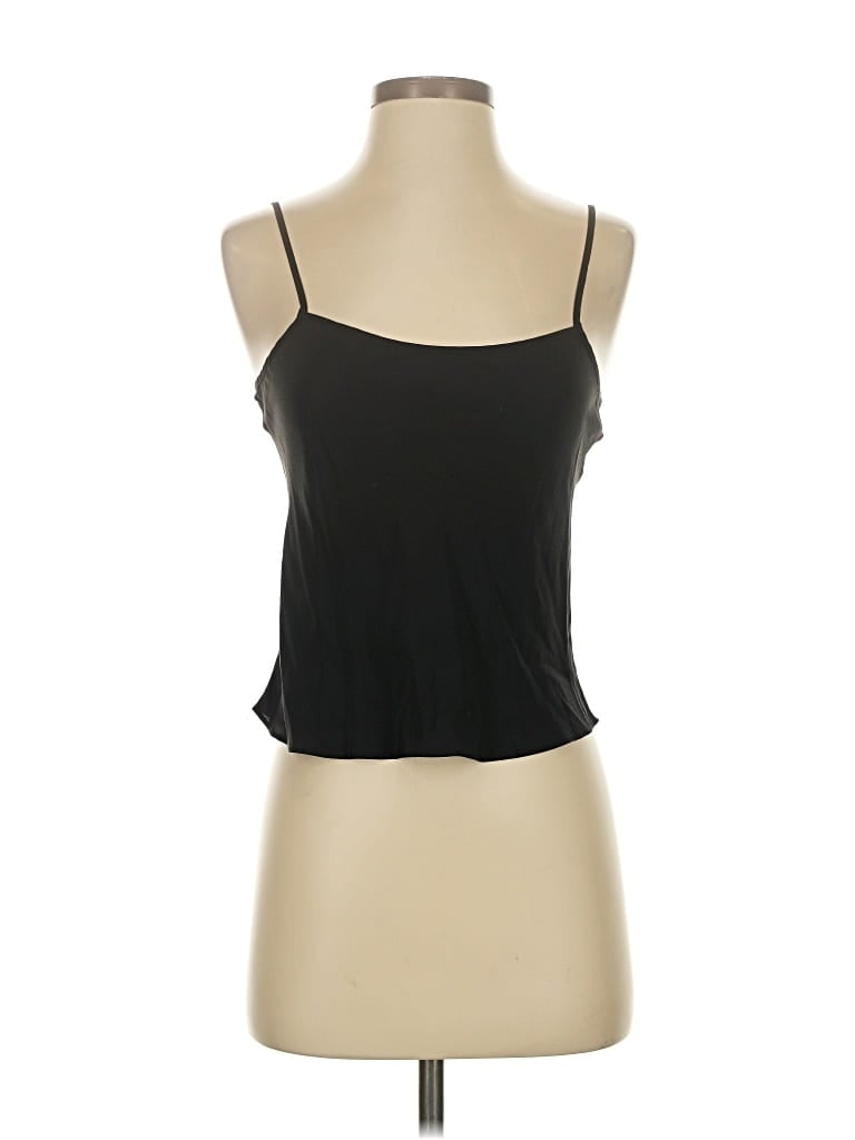 Pre-owned Amanda Uprichard Sleeveless Silk Top Black Strapless Neckline Tops