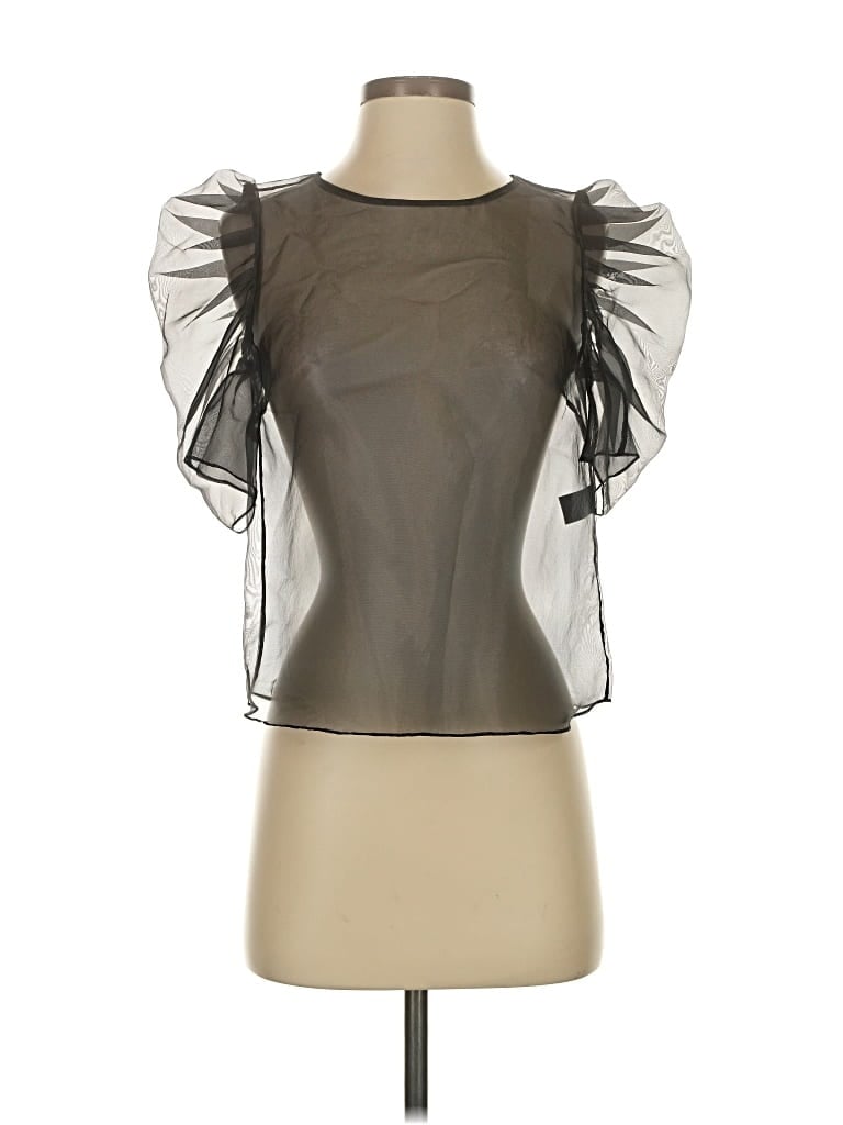 Pre-owned Amanda Uprichard Sleeveless Blouse In Gray