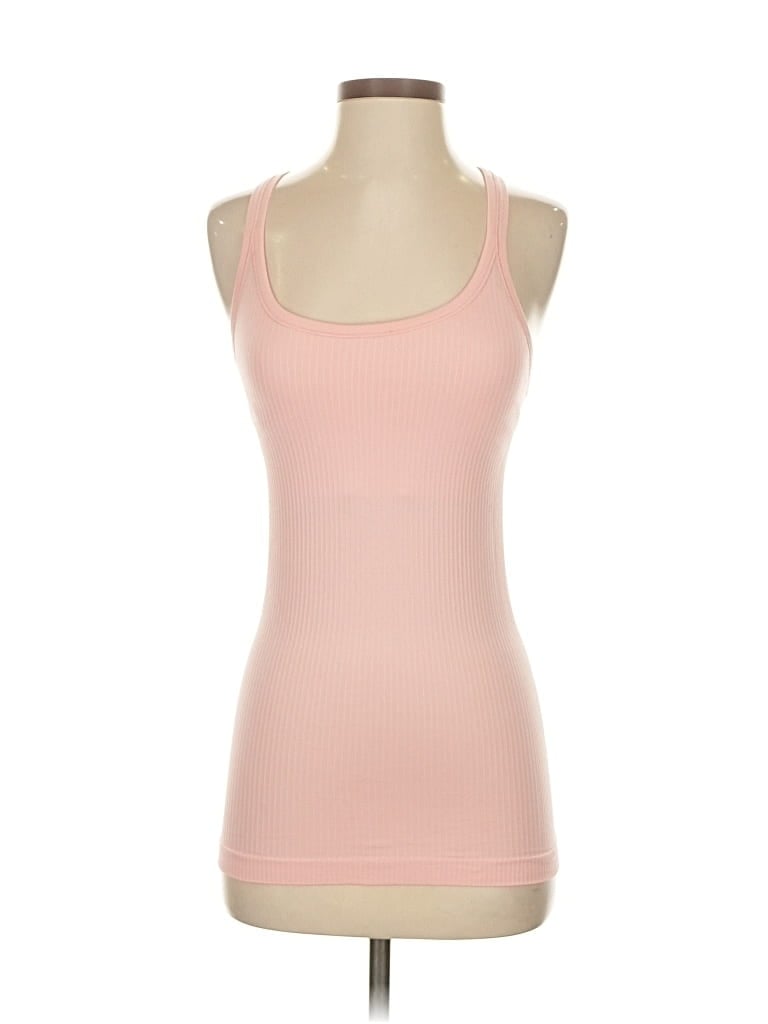 Pre-owned Lululemon Athletica Tank Top Pink Strapless Neckline Tops