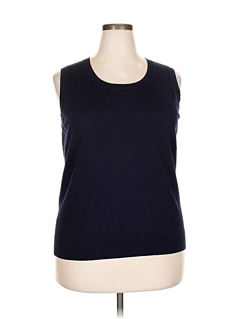 Click to view more detailed imagery on our partner's website Pre-owned Talbots Sweater Vest In Blue