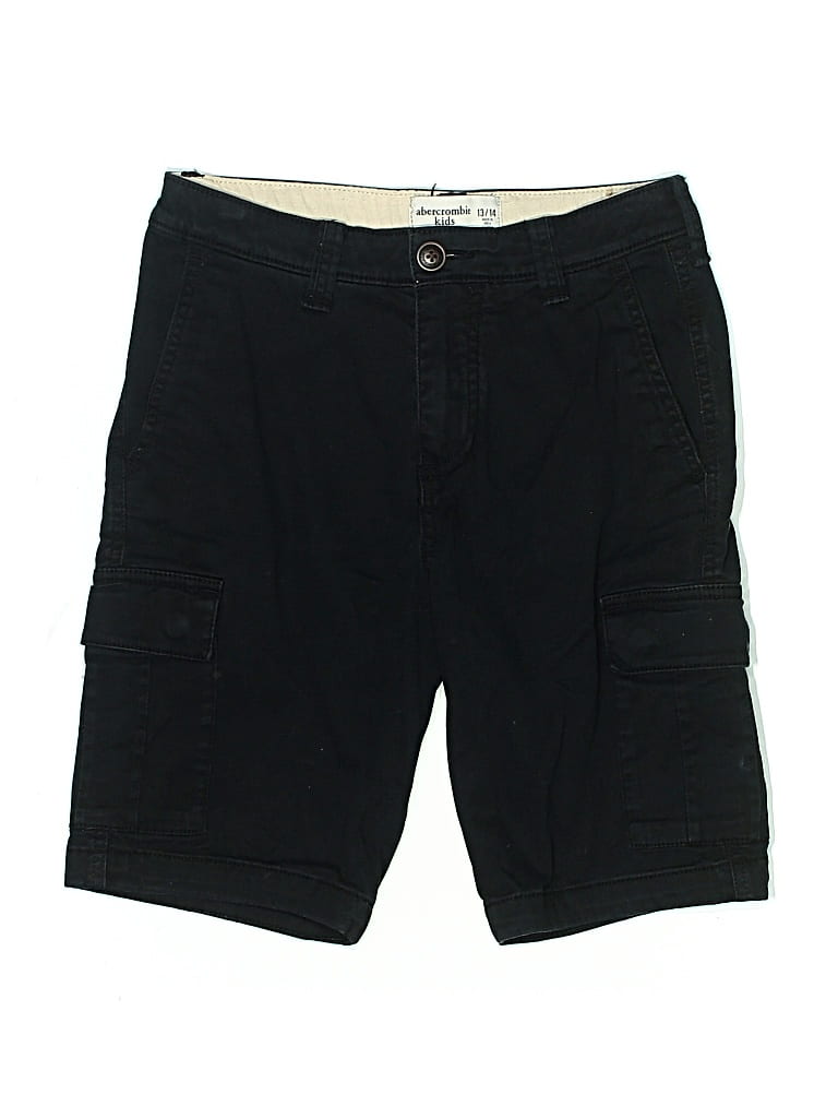 Pre-owned Abercrombie Kids' Cargo Shorts In Black