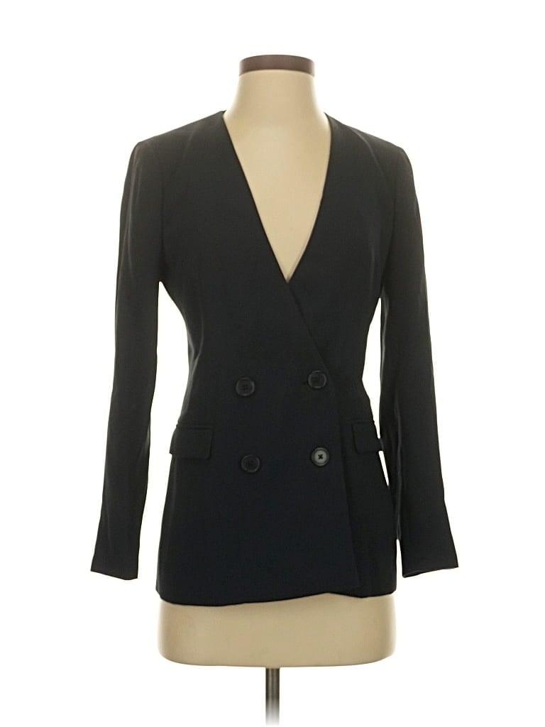 Pre-owned J.crew 365 Blazer Jacket In Black