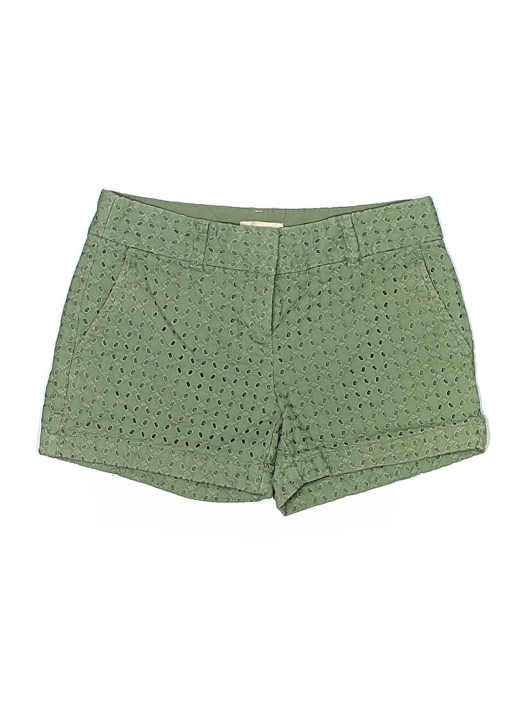 Pre-owned Ann Taylor Loft Outlet Shorts In Green