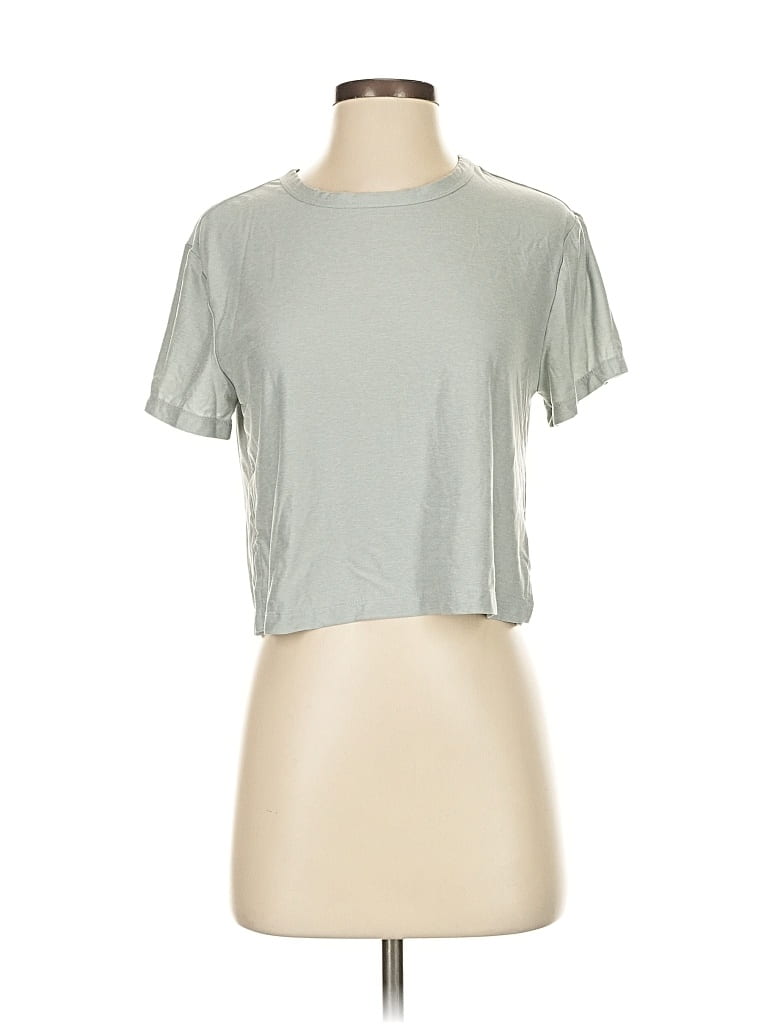 Pre-owned Active By Old Navy Short Sleeve T-shirt In Silver