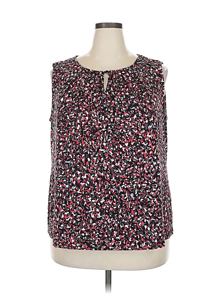 Click to view more detailed imagery on our partner's website Pre-owned Tahari By Asl Sleeveless Blouse In Black