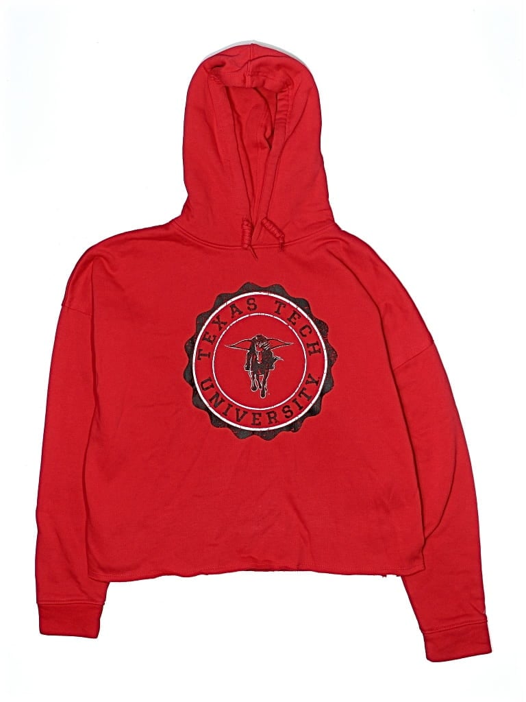 Pre-owned Russell Athletic Kids' Pullover Hoodie In Red