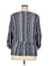 Caslon Gray Blue 3/4 Sleeve Blouse Size 1X - photo 2
