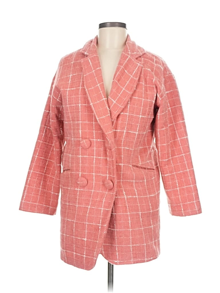 Pre-owned Assorted Brands Coat In Pink