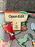 Open Edit Teal 3/4 Sleeve Blouse Size S - photo 7
