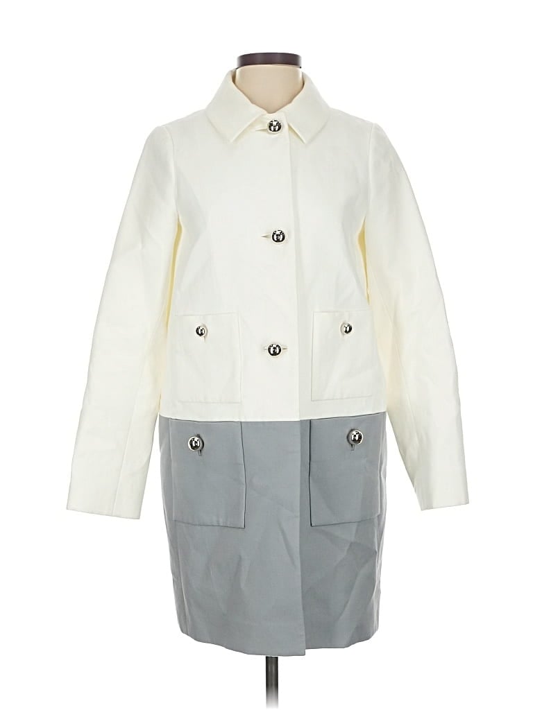 Pre-owned Kate Spade New York Blazer Jacket In White