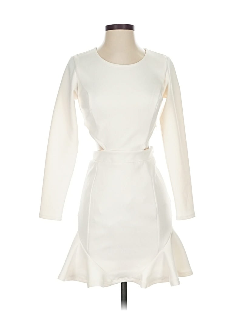 Pre-owned Lovers & Friends Cocktail Dress In White