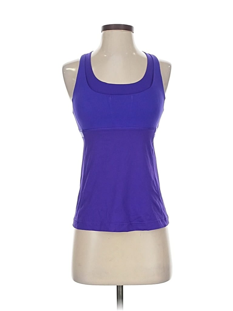 Pre-owned Lululemon Athletica Active Tank Top In Purple