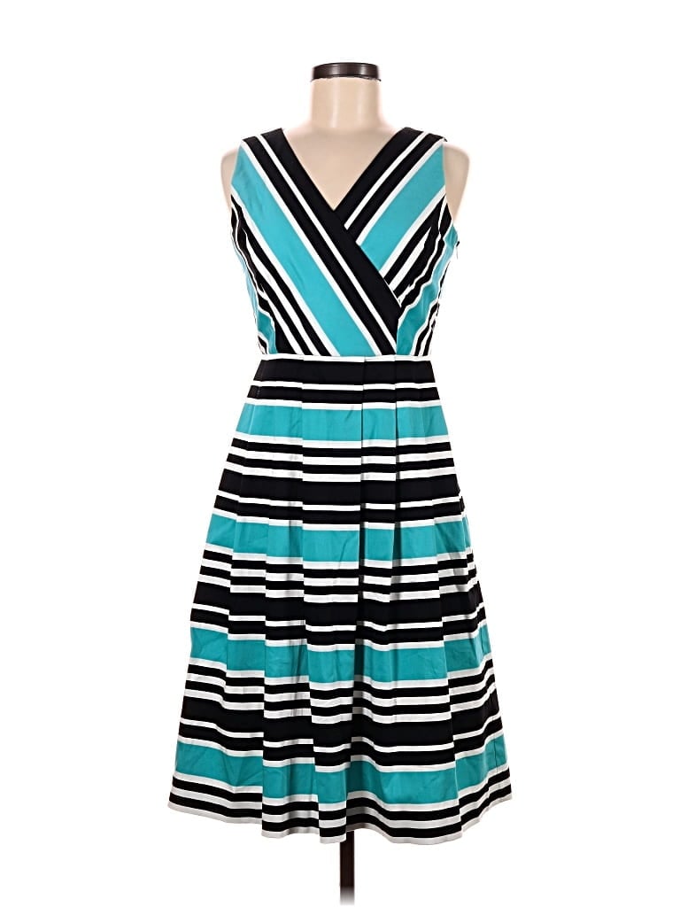 Pre-owned Talbots Outlet Cocktail Dress In Blue