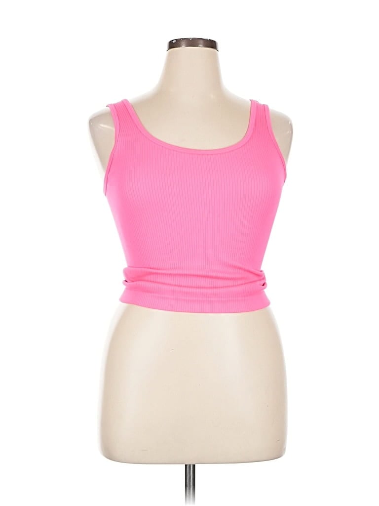A NEW DAY Pre-owned Tank Top Pink Strapless Neckline Tops