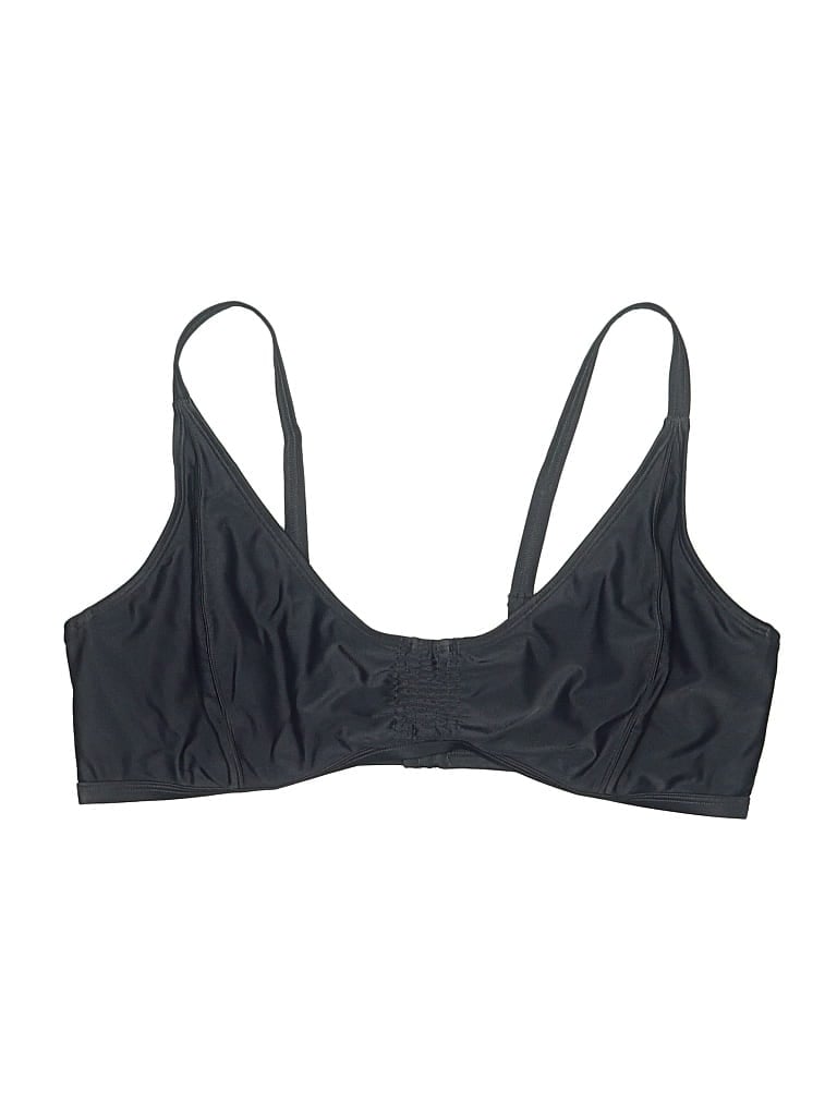 Click to view more detailed imagery on our partner's website Pre-owned Athleta Swimsuit Top Black Swimwear