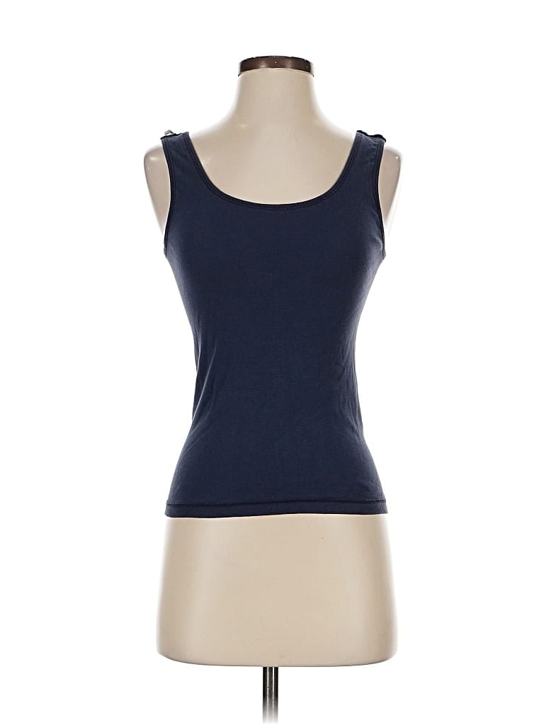 Pre-owned Assorted Brands Tank Top Blue Strapless Neckline Tops