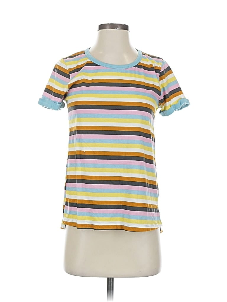 Pre-owned T.la Short Sleeve T-shirt In Yellow