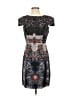 Tibi 100% Silk Paisley Gray Purple Cocktail Dress Size 4 - photo 1