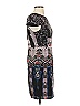 Tibi 100% Silk Paisley Gray Purple Cocktail Dress Size 4 - photo 4