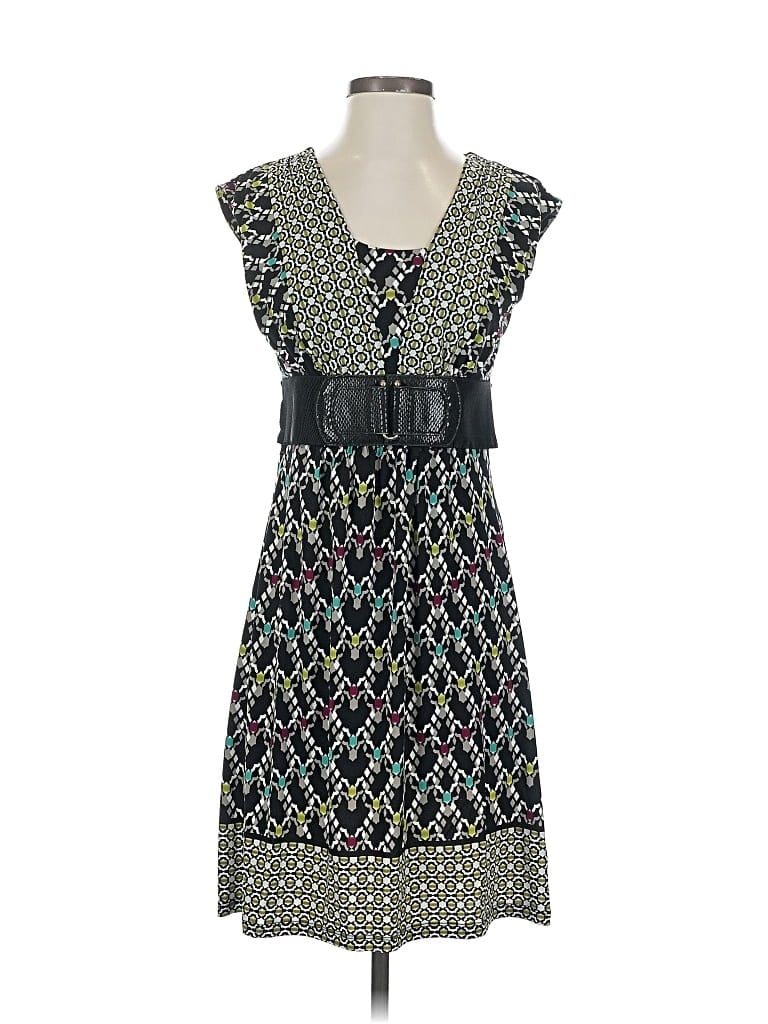 Pre-owned Style & Co Casual Dress In Black