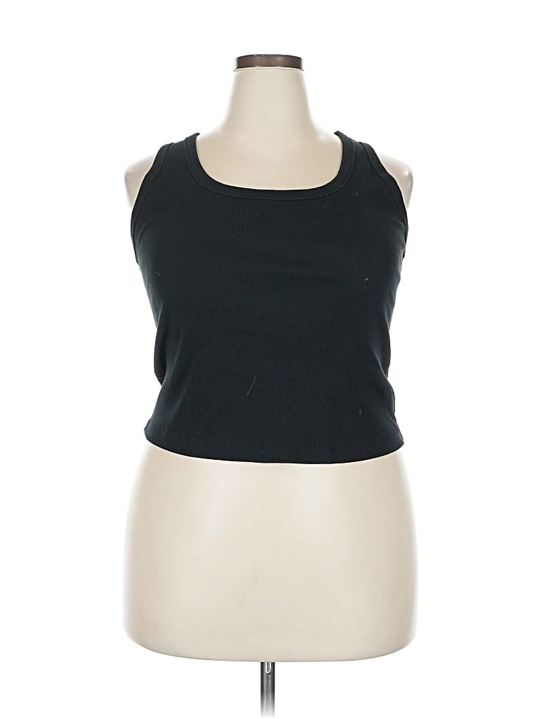 Pre-owned Universal Thread Tank Top Black Halter Neckline Tops