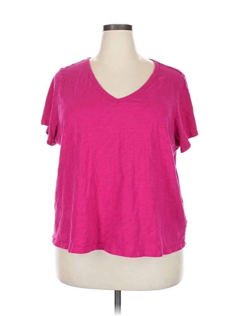 Pre-owned Old Navy Short Sleeve T-shirt In Pink