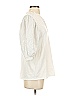 Self Contrast 100% Cotton Ivory 3/4 Sleeve Blouse Size XS - photo 4