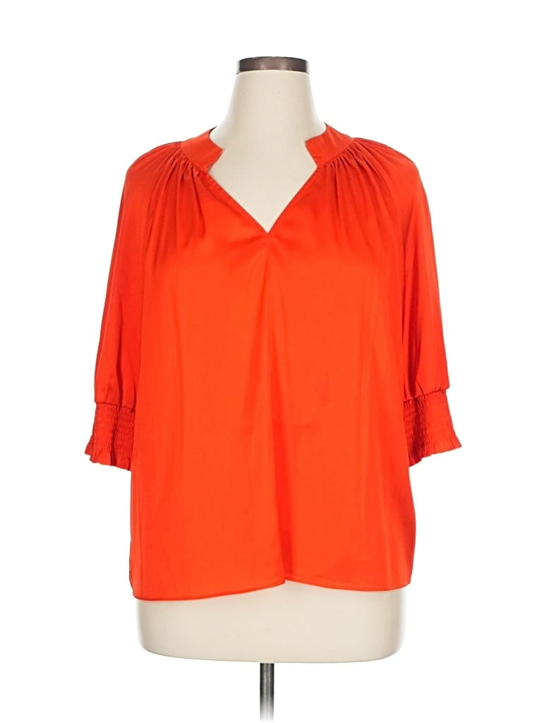 WORTHINGTON Pre-owned 3/4 Sleeve Blouse In Orange