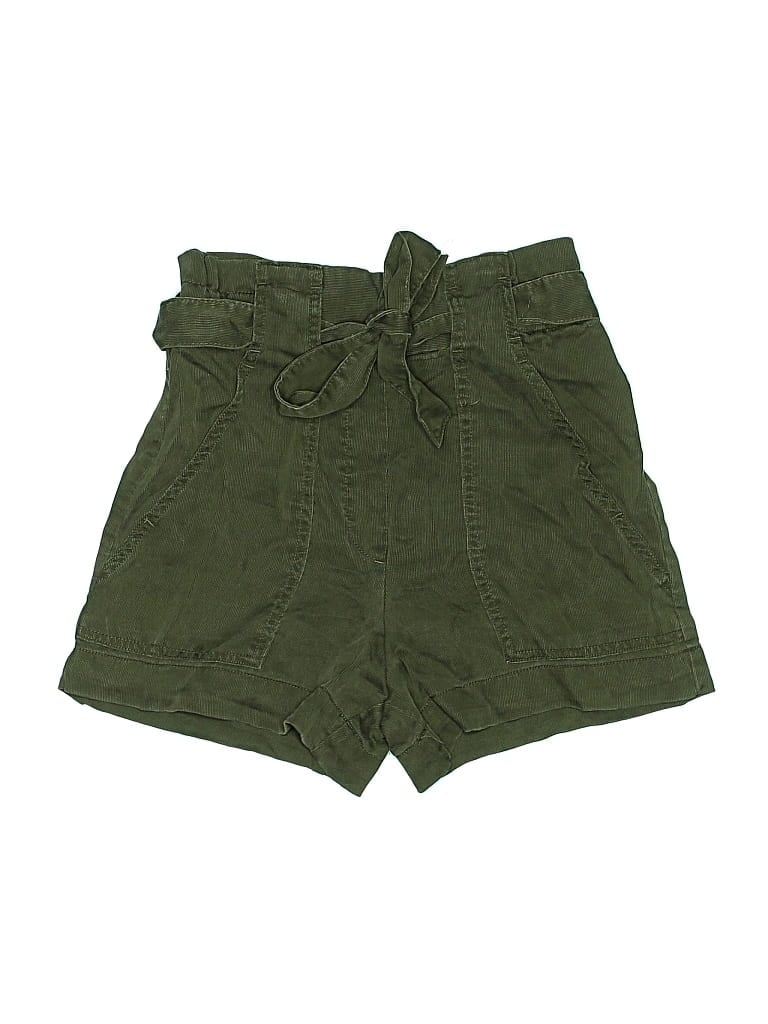 Pre-owned H&m Khaki Shorts In Green