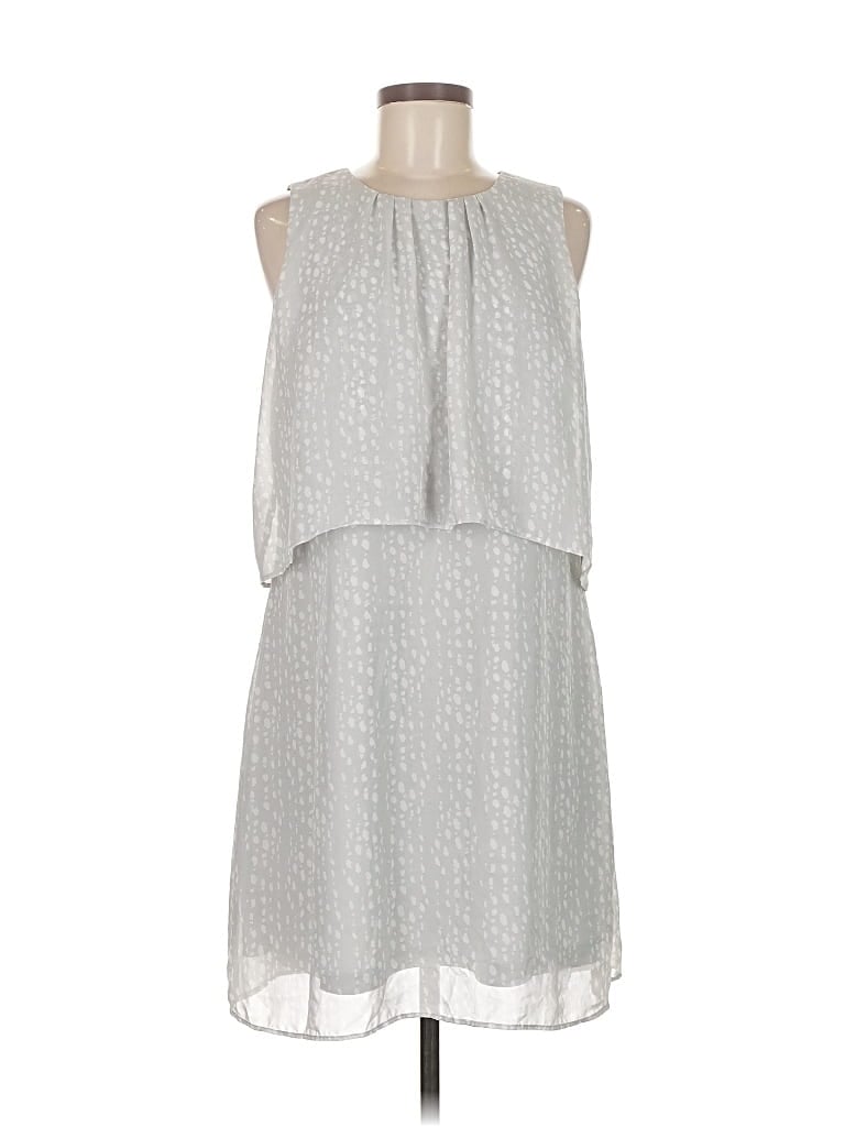 Pre-owned Charming Charlie Casual Dress In Gray