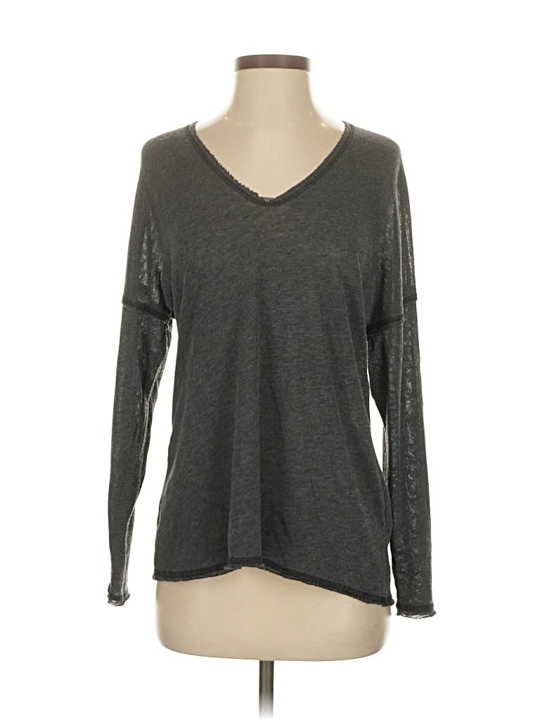 Pre-owned Project Social T Long Sleeve T-shirt In Gray