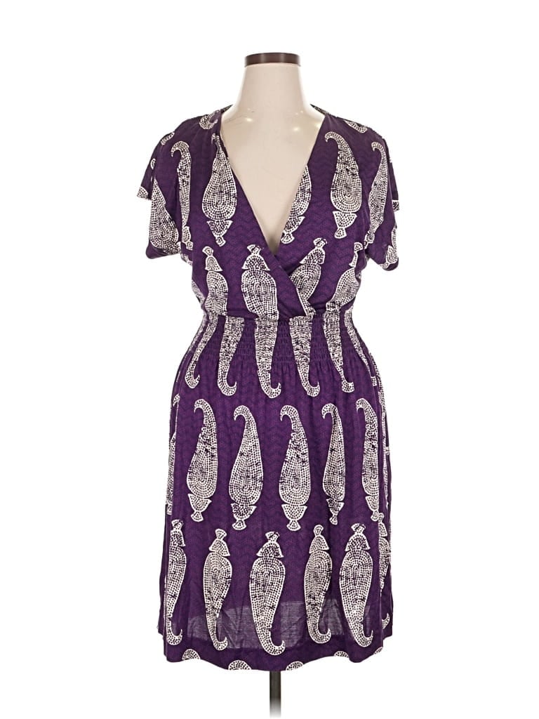 Click to view more detailed imagery on our partner's website Pre-owned Tory Burch Cocktail Dress In Purple