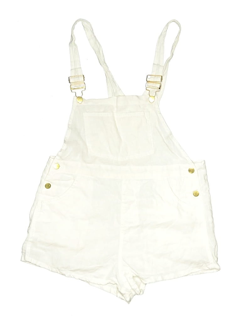 Pre-owned Weworewhat Overall Shorts In White