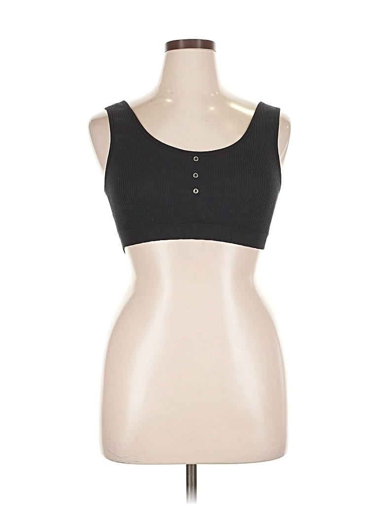 Pre-owned Lucky Brand Tank Top Black Strapless Neckline Tops